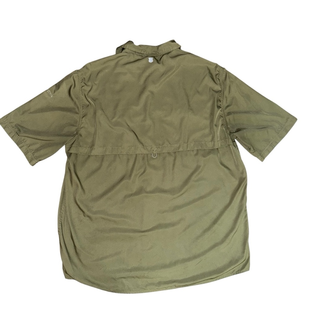 Under Armour Men’s All Season Gear Short Sleeve Button-Down Shirt Olive Green LG - Picture 3 of 6